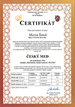 Certifikáty ČESKÝ MED