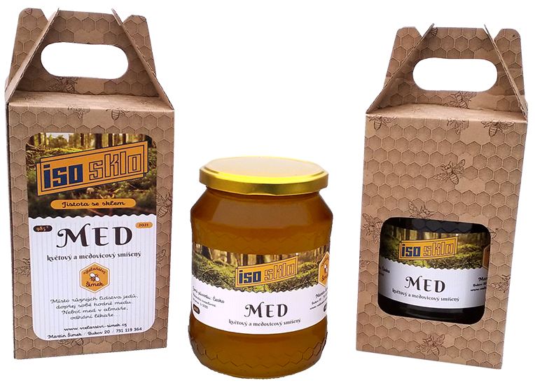 Dárkové balení medu pro společnost Isosklo